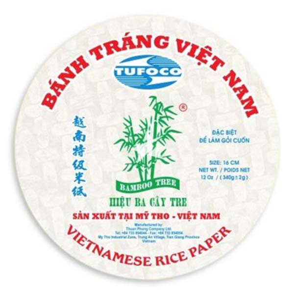 Carta di riso Vietnamita 340g, Bahn Trang My Tho